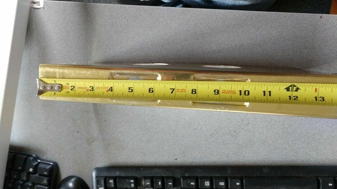 DON JO 14-2 CUSTOM LAYOUT WRAP AROUND PLATE US3 POLISHED BRASS