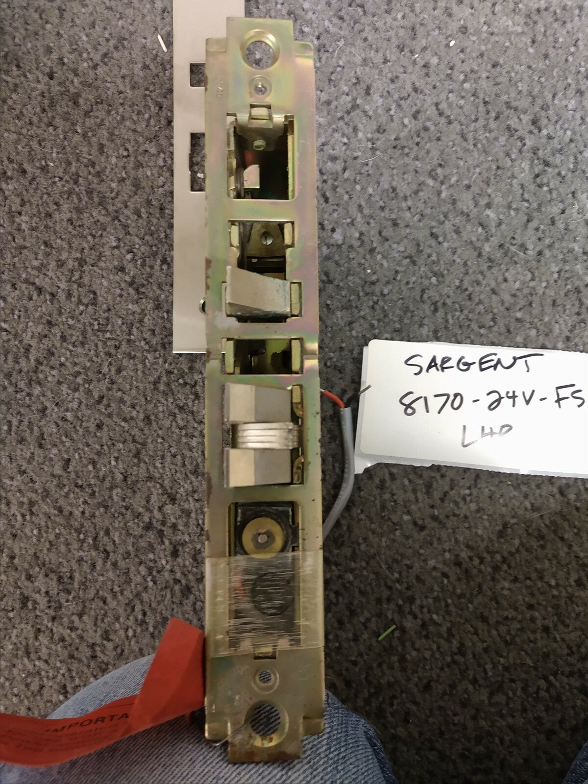 SARGENT LOCK 8170-24VDC-FS-LHR WITH FACEPLATE BODY ONLY