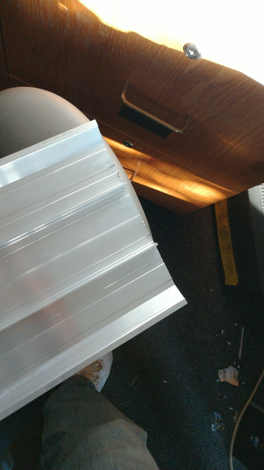 HAGER 415S  ALUMINUM DOOR THRESHOLD 6" X 23 7/8 * X 1/2" HIGH