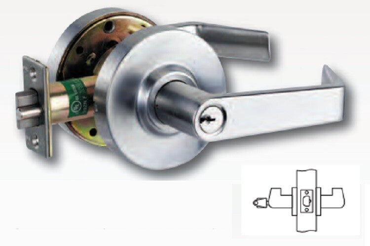 ARROW MLX82SBIC 26D STOREROOM  CYLINDRICAL DOOR LOCKSET FOR SFIC LESS CORE