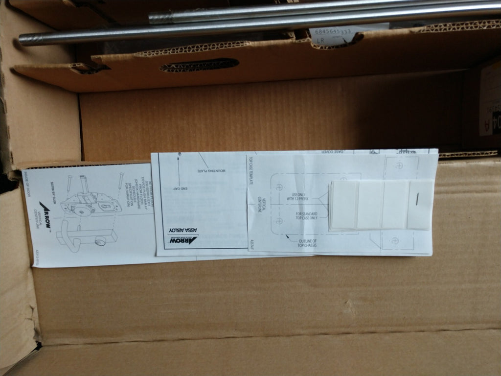 ARROW LOCK EXIT DEVICE 378A (AKA 3708) US32D FOR 36" DOOR VERTICAL ROD DEVICE