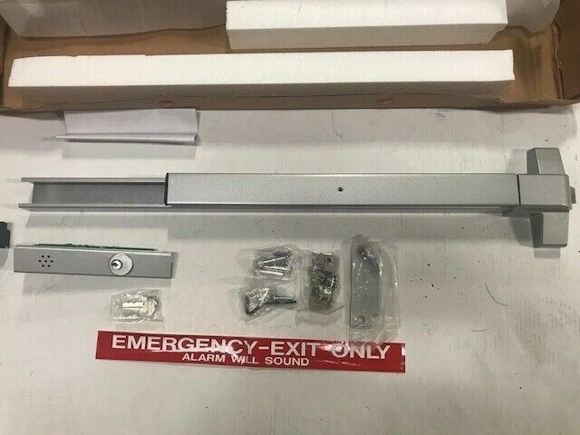 TACO Imperial ED-501-36" AL FINISH  RIM PANIC EXIT PANIC W/ EAK500A Alarm kit