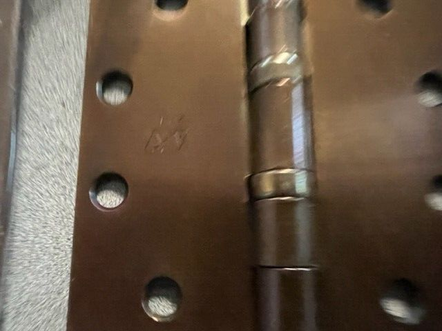 3 EACH MCKINNEY HINGE TB2714 US10A 4 1/2 X 4 1/2"   BMHA 640 MADE IN USA