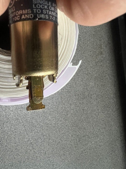 LOCKSMITH SMR IP 53B UL US 32D  SCHLAGE C ENTRY US32D 2 3/4" BS ORBIT KNOB MINT