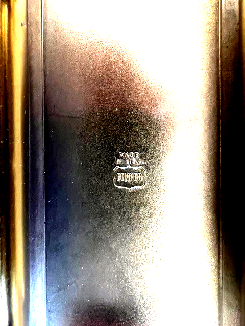 BOMMER MADE IN USA 3029 8  BMHA 632 DASH CAFE DOOR HINGE BRIGHT BRASS FINISH