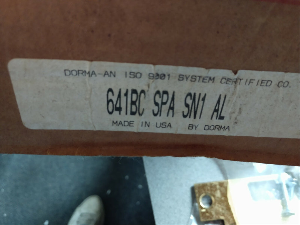 DORMA 641BC SPA SNI AL DOOR CLOSER  NOS  SIZE 1-4 GRADE 1