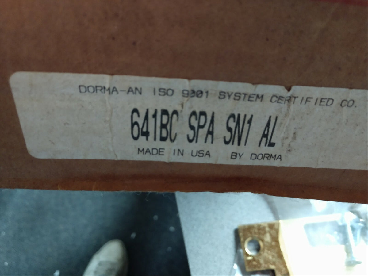 DORMA 641BC SPA SNI AL DOOR CLOSER  NOS  SIZE 1-4 GRADE 1