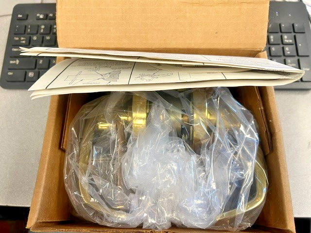 SARGENT MANUFACTURING 28- 10G 04 LL 03  STOREROOM LOCK NOS GRADE 1 POL BRASS LA