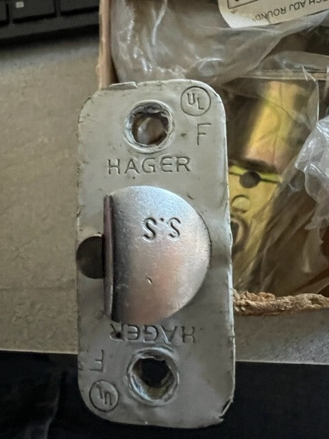 HAGER 3954 US26D ROUND CORNER UL LATCH OFR 3600 EDP 096456