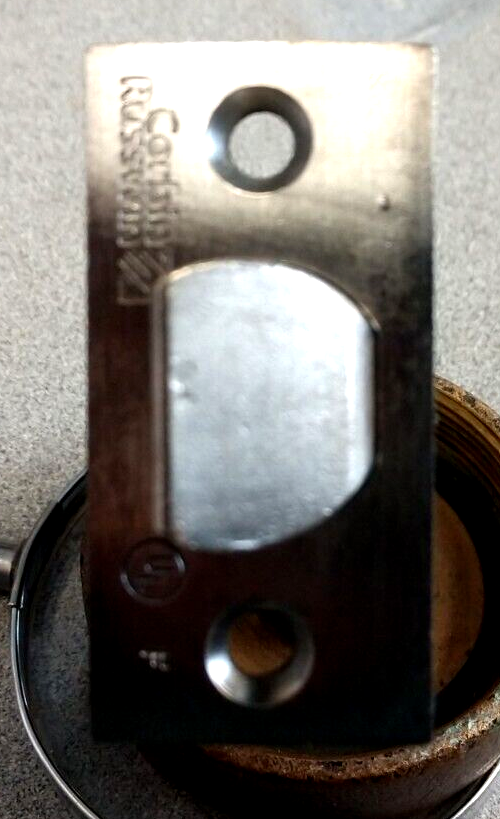 CORBIN RUSSWIN TUBULAR SPRING LATCH 2 3/4"BS US26D