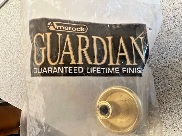 AMEROCK BP76209-3 BRIGHT BRASS KNOB