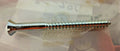 # 24- 4 1/2 " X FLAT SLOTTED ZINC PLATED TIMBER SCREWS