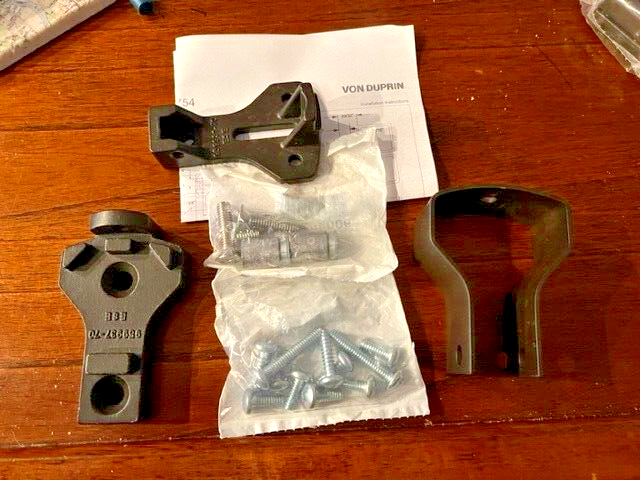 Von Duprin Mullion  050130 Fitting Set for 5654 / 5754 DARK BRONZE