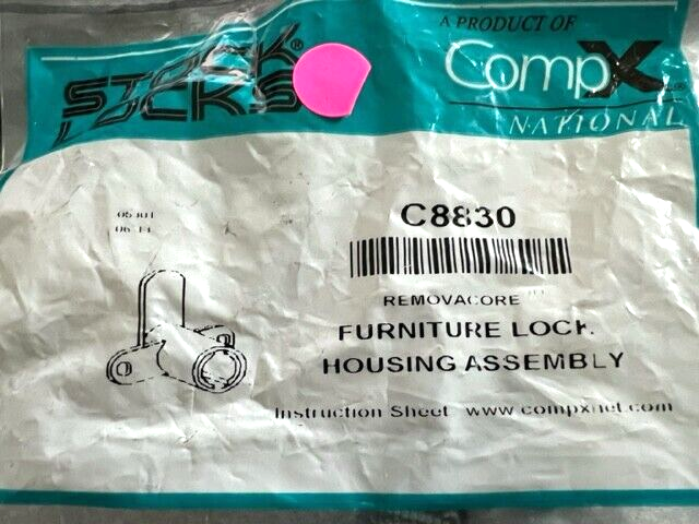 COMPX C8830 FURNITURE LOCK HOUSING ASSEMBLY