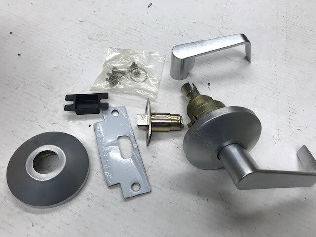 Falcon Lock  Z101D 626  PASSAGE Lock US26D 2 3/4" BACKSET