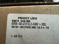 FALCON LOCK B301S DAN 605 PRIVACY LOCK POL BRASS 2 3/4" BS