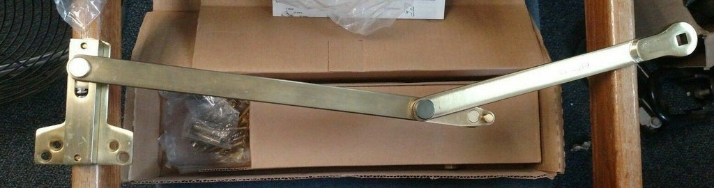 NORTON DOOR CLOSER  UNI 7500 M 606 (FOR 33-41 DOORS) SATIN BRASS PLATED NOS