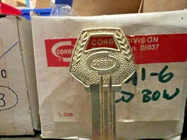 CORBIN RUSSWIN 59A1  6 PIN KEY BLANK LOCKSPORT AKA 59A1