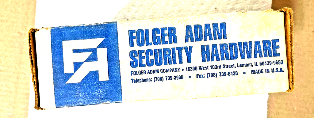 FOLGER ADAMS 712 NFS 32D 24VDC (FAIL SECURE)
