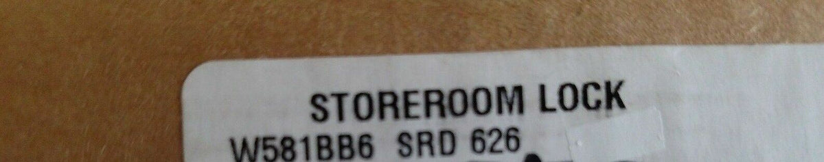 FALCON LOCK W581B SRD US26D  STOREROOM LOCK FOR SFIC LESS CORE NOS