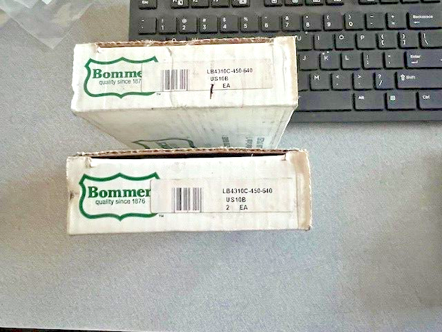3 EACH  BOMMER HINGE LB4310C-540-640 US10B COMMERCIAL SPRING HINGE UL