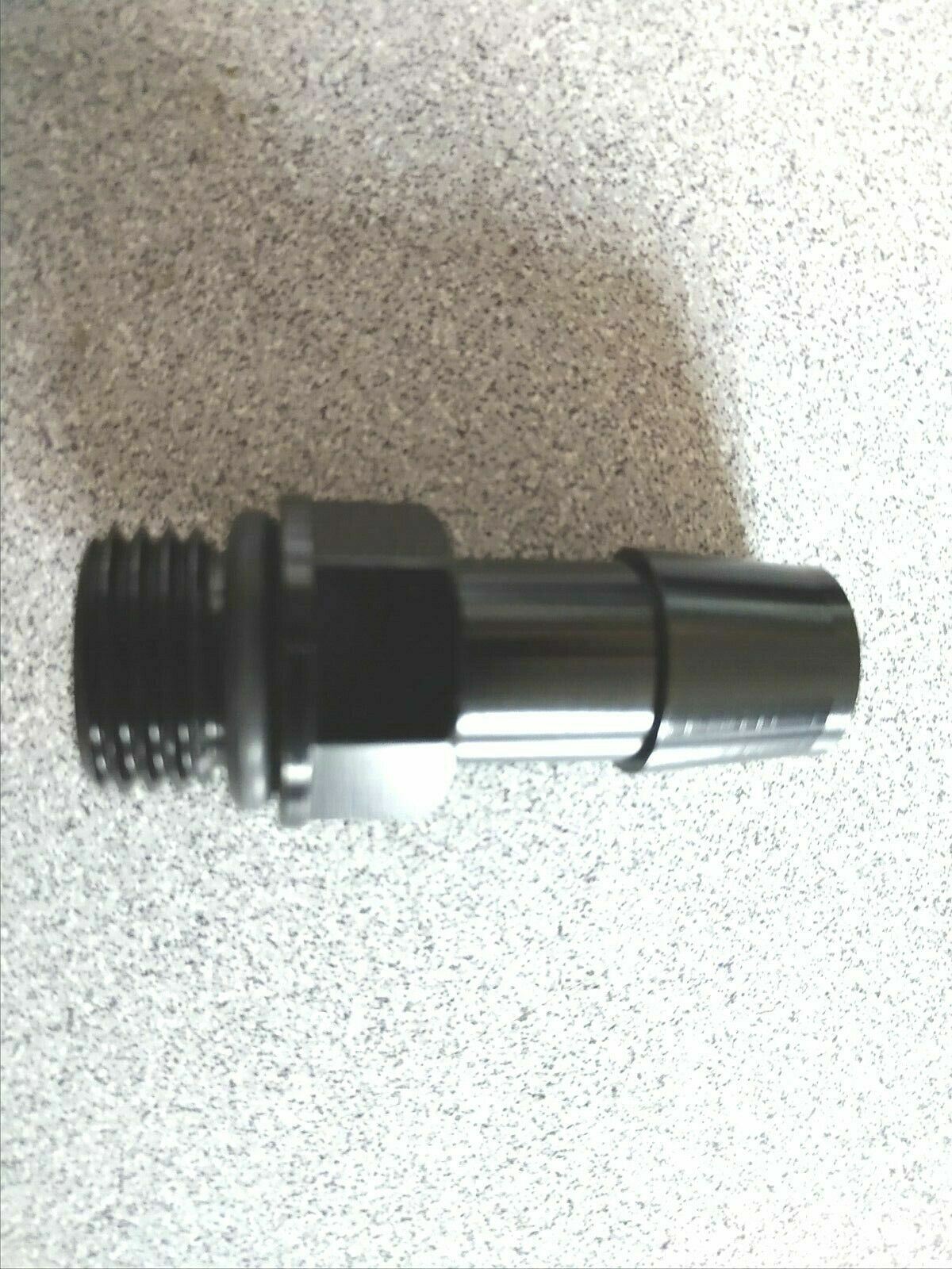 MISHIMOTO 1555-02 M16 X 1.5" ALUMINUM CATCH CAN FITTING BLACK