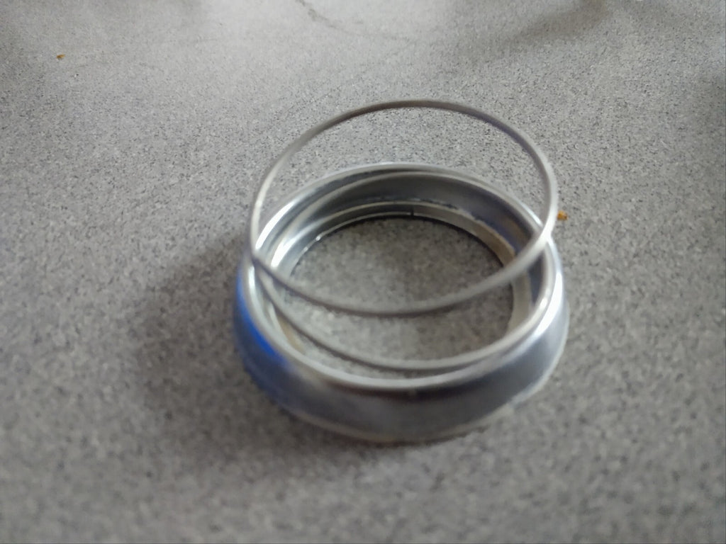 10 SARGENT SARGENT LOCK # 97 SPRING COLLAR IN DULL CHROME (new old stock)
