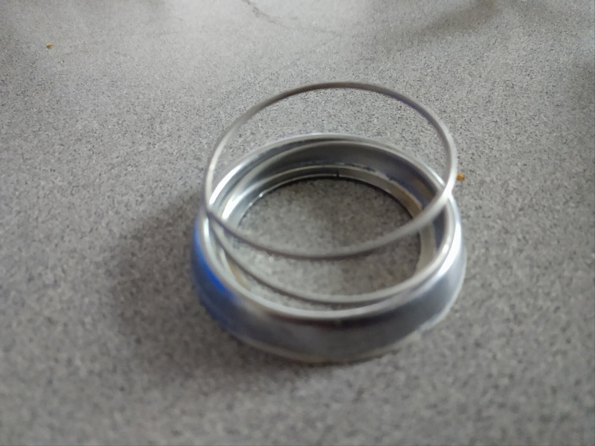10 SARGENT SARGENT LOCK # 97 SPRING COLLAR IN DULL CHROME (new old stock)