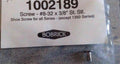 LOT OF 33  BOBRICK 1002189 8 -32 X 3/8" SHOE RETAINING SCREWS STAINLESS STEEL