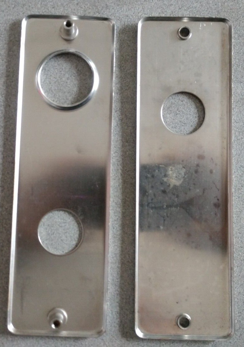 CORBIN RUSSWIN USED "M" ESCUTHEON PLATES ONLY 544F95 & 488F05