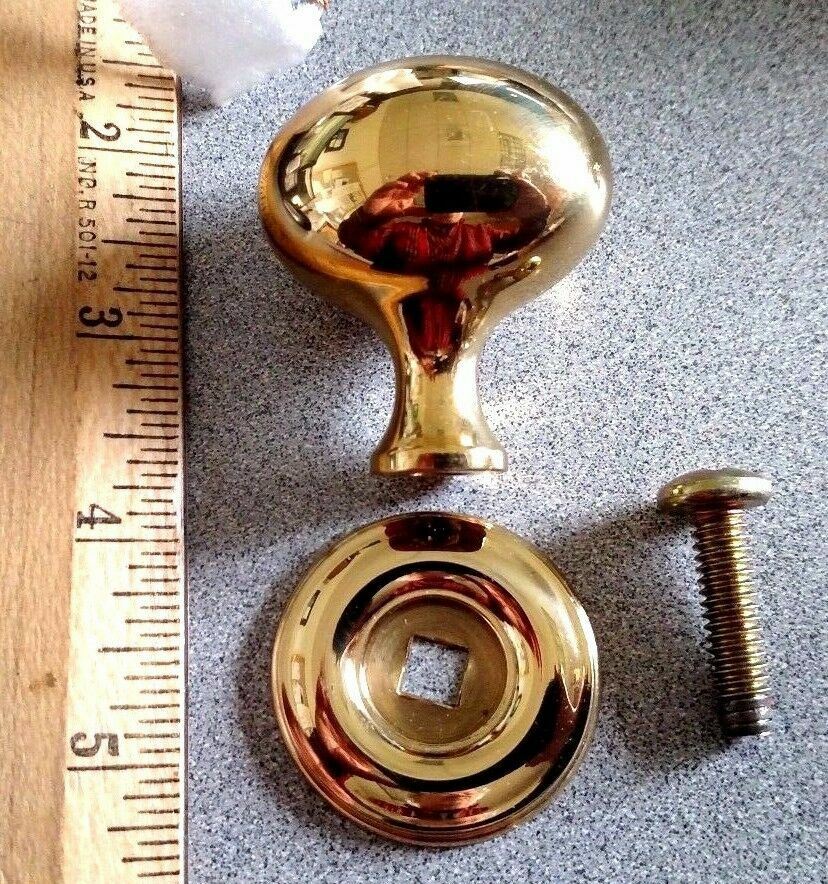 BALDWIN HARDWARE EGG CABINET PULL 4939 X 4902 BASE US3 NOS