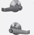 Schlage F40 LAT 626 LATATUDE PRIVACY DOOR LOCK SATIN CHROME X FULL LIP STRIKE