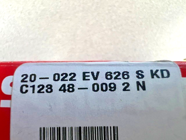 SCHLAGE 20-022 EV 626 S KD C KEYED C123 KR