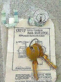 NATIONAL CABINET LOCK C8717 WITH TWO KEYS