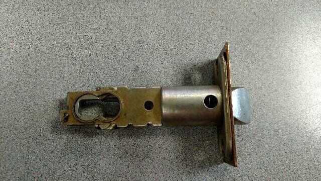 SCHLAGE LOCK TUBULAR SPRING LATCH 2 3/8" & 2 3/4" BACKSET US 10  BHMA 612  NOS  