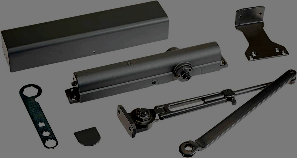 Norton 8501H BSP  BLACK Friction Hold Open Door Closer Black
