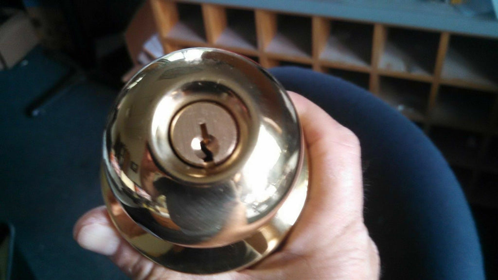 LOCKSMITH SMR IP 53 B SCHLAGE C ENTRY US3 2 3/8" BACKSET ORBIT KNOB MINT