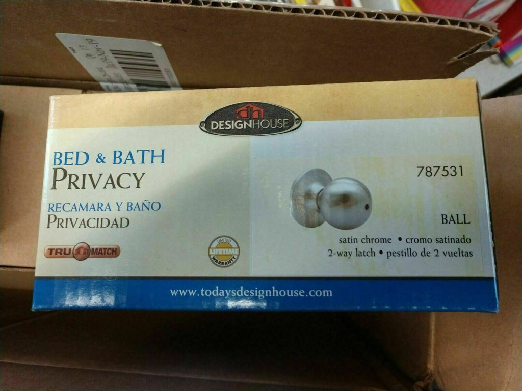 DESIGN HOUSE 787531 BED AND BATH PRIVACY US26D BALL KNOB