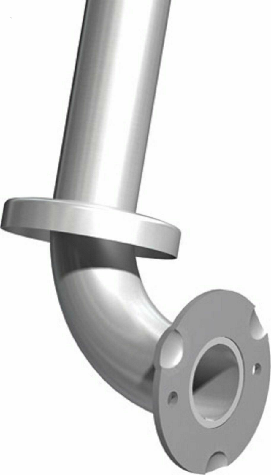 ASI   3801-12  1 1/2" O.D. Concealed Mounted, Straight Grab Bar, 12" HVY DUTY SS