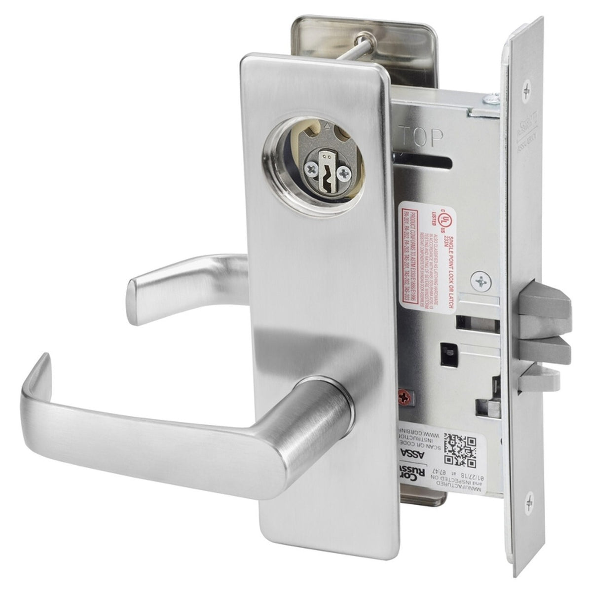 CORBIN RUSSWIN  ML2057 NSM 626 Lever Lockset STOREROOM US26D  LESS CYLINDER