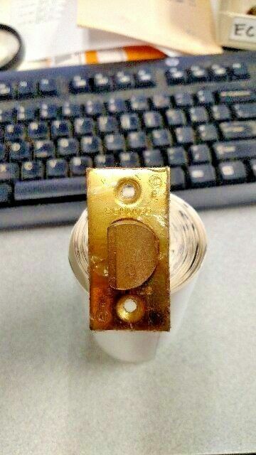 SCHLAGE LOCK UL SPRING LATCH 2 3/4" BACKSET US3 POLISHED BRASS FINISH NOS UL536G