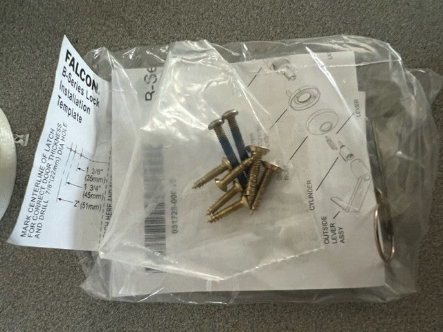 FALCON LOCK B301S DAN 605 PRIVACY LOCK POL BRASS 2 3/4" BS