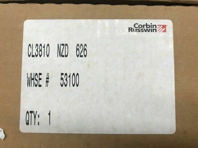 CORBIN RUSSWIN CL3810 NZD 626 PASSAGE SET  (OLD TUBULAR VERSION) NOS 2 3/4"BS