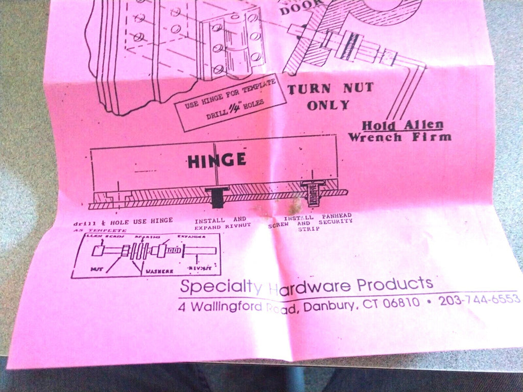 EZ3RH ALUM DOOR REPLACE  SURFACE HINGES FOR RH DOORS DURO FIN  (LESS THAN ROTON)