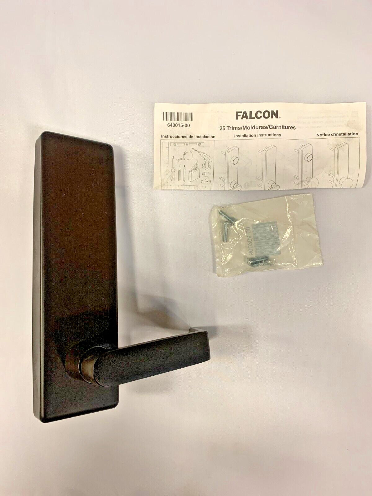 FALCON LOCK 510L-BE-D-SP313 PASSAGE BLANK ESCUTHEON