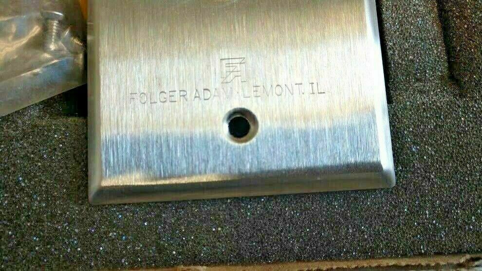 FOLGER ADAM SECURITY MODEL 100-510 MOMENTARY PUSHBUTTON  US32D NOS