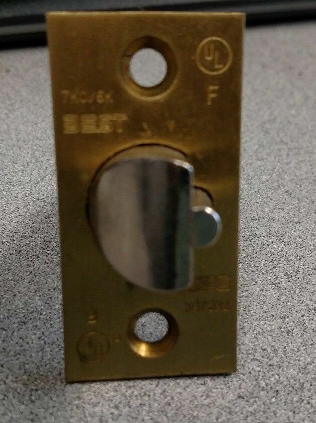 BEST DEADLATCH REPLACEMENT US4 DULL BRASS FOR 6K & 7KC SERIES 2 3/4" BACKSET
