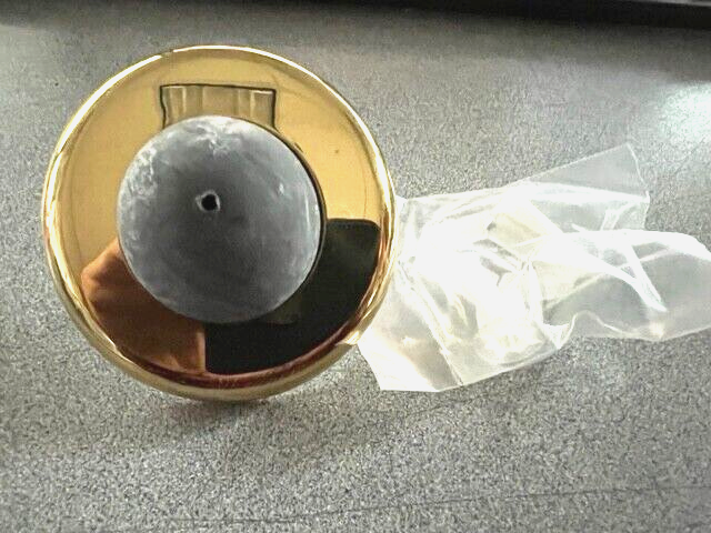 HAGER 232W US3 CONVEX WALL STOP WITH TOGGLER AND SCREW