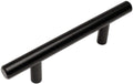 Cabinet Bar Pull 3-3/4" CC UNB1837MBK C/C Matte Black Bar Pull | Overall 6 1/8"